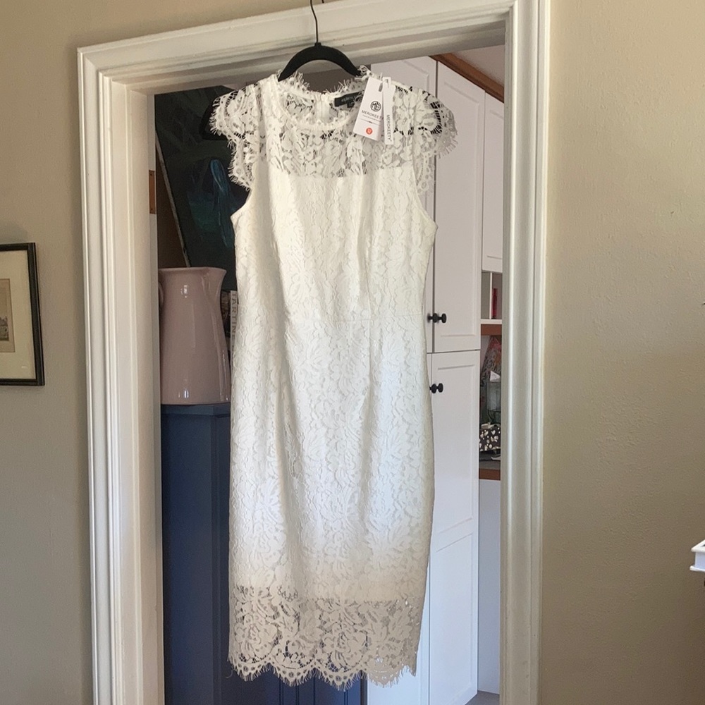 White lace dress
